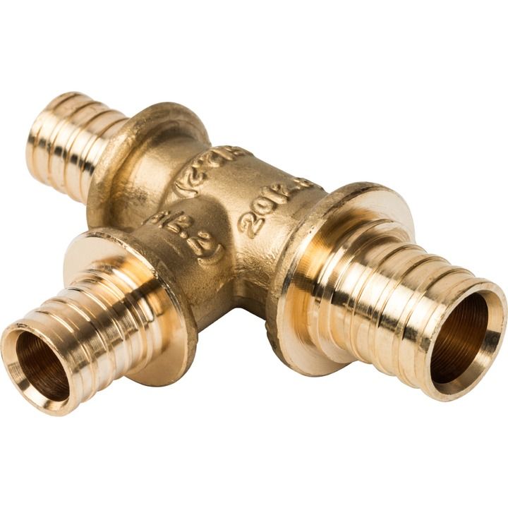 Тройник переходной 20 х16 х16 для труб из сшитого полиэтилена Stout